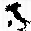 Icona Produzione Locale: mappa dell'Italia stilizzata